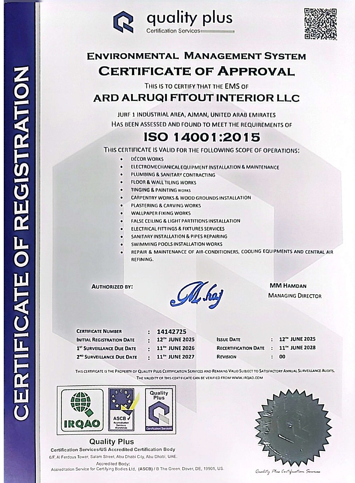 Certificate 3
